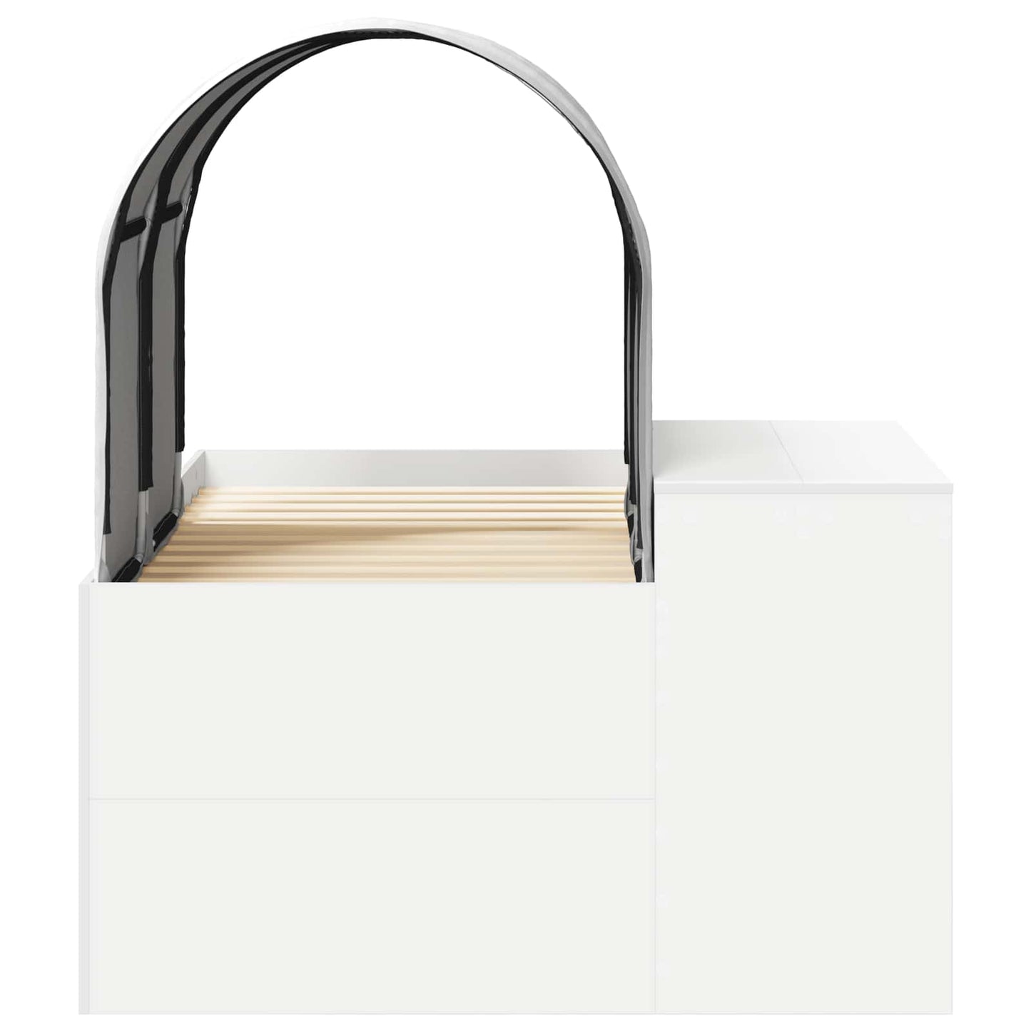 Seng med tunnel 4 pcs Artisian Eik og Hvit Konstruert tre