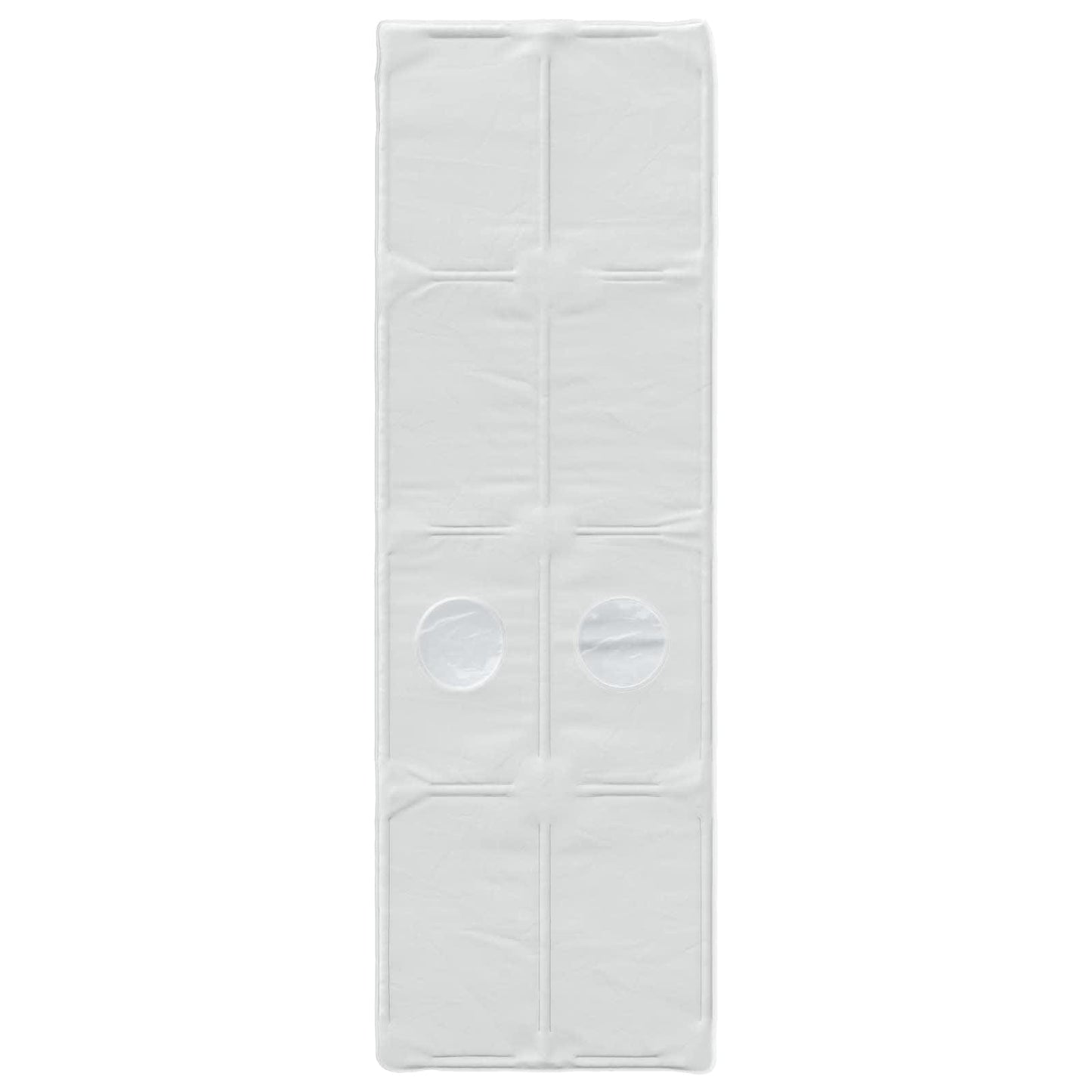 Seng med tunnel 4 pcs Hvit Konstruert tre