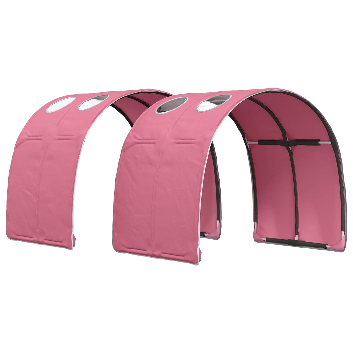 Seng med tunnel 4 pcs Hvit og rosa Konstruert tre