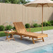 Solerseng med bord 2 pcs Brun 40 x 40 x 40 cm Massivt Teaktre
