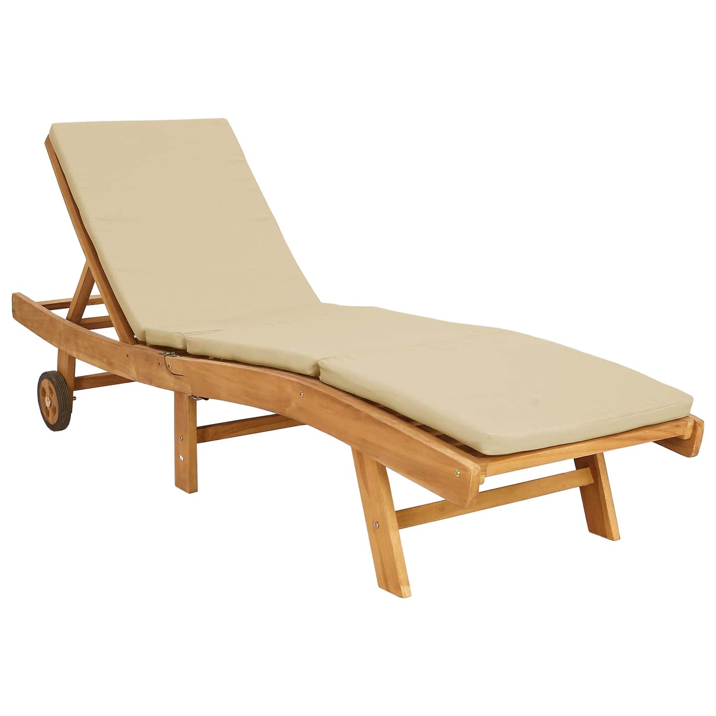 Solstol Brun og Beige Polyester