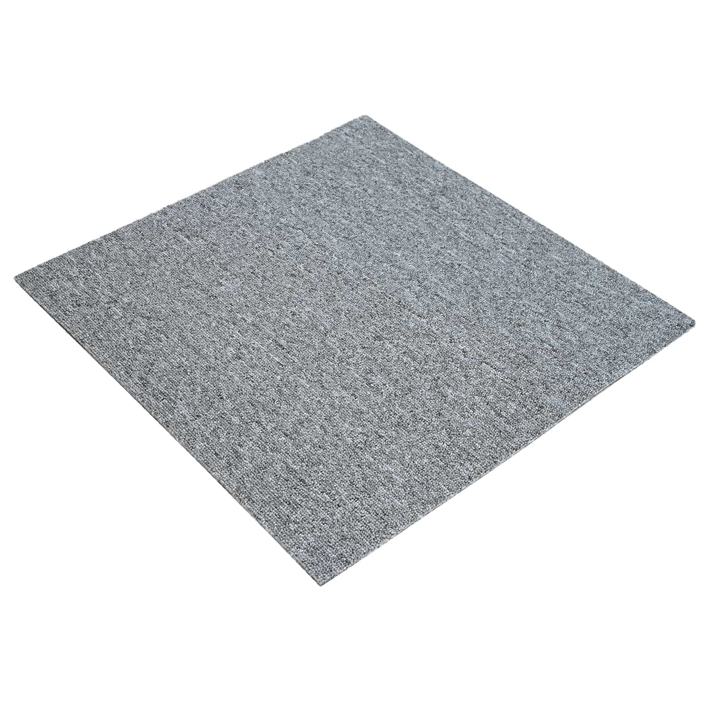 Teppeflis Lysegrå 50 x 50 cm 4 pcs PP og Bitumen