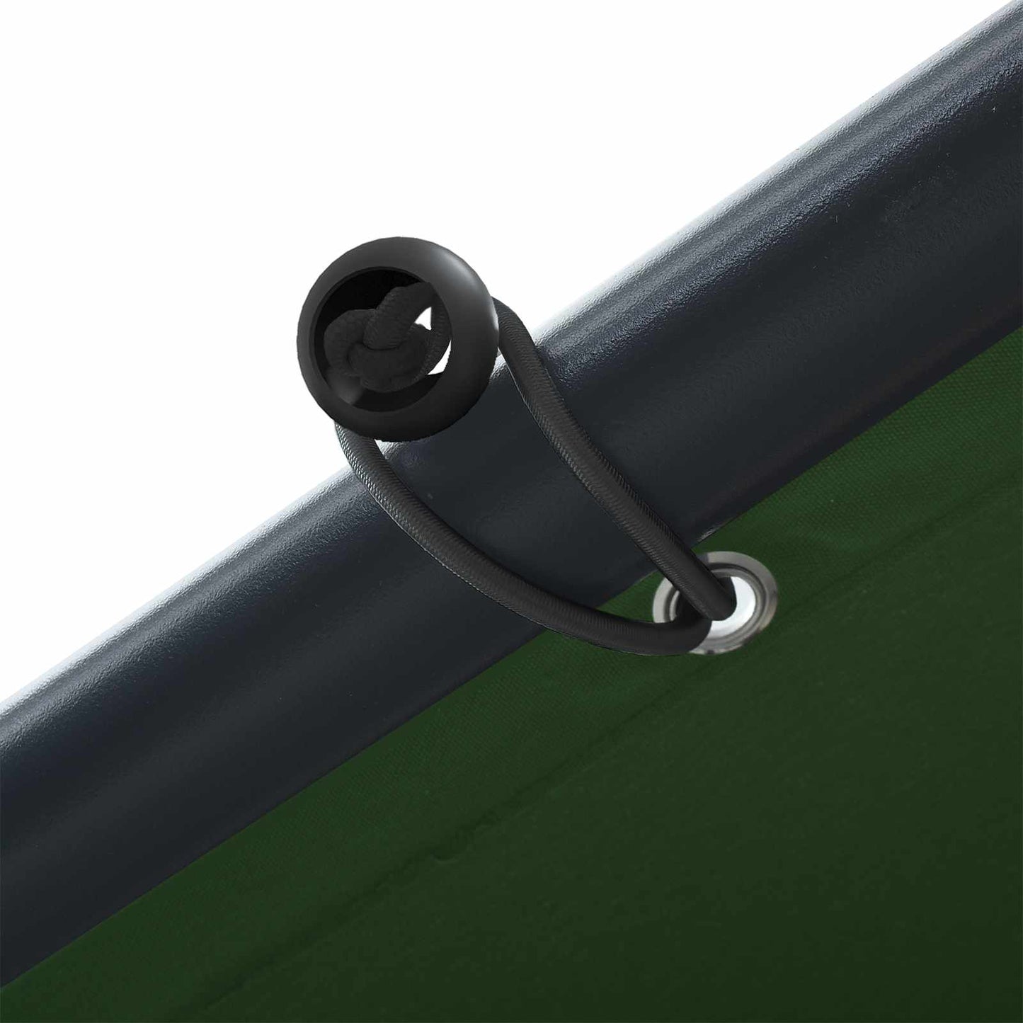 Paviljong 4 x 4 x 2,6 m Gråbrun Polyester og stål