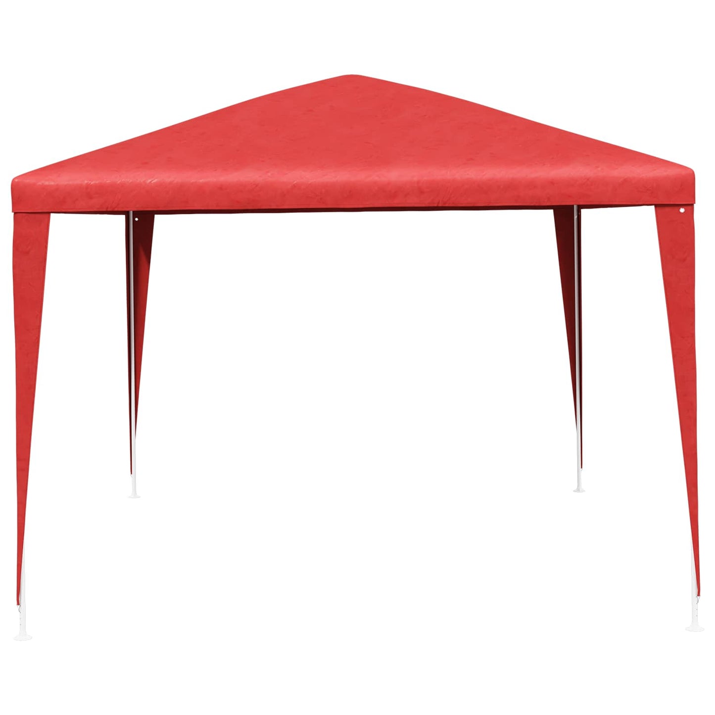 Partytelt 400 x 300 x 255 cm Rød PE og stål