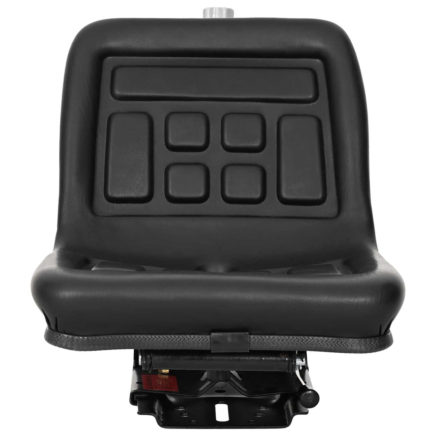 Traktor sete med oppheng Svart 39,5 x 52 x 43 cm Stål og PVC