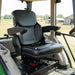 Traktor sete med oppheng Svart 60 x 58 x 72 cm Stål og PVC