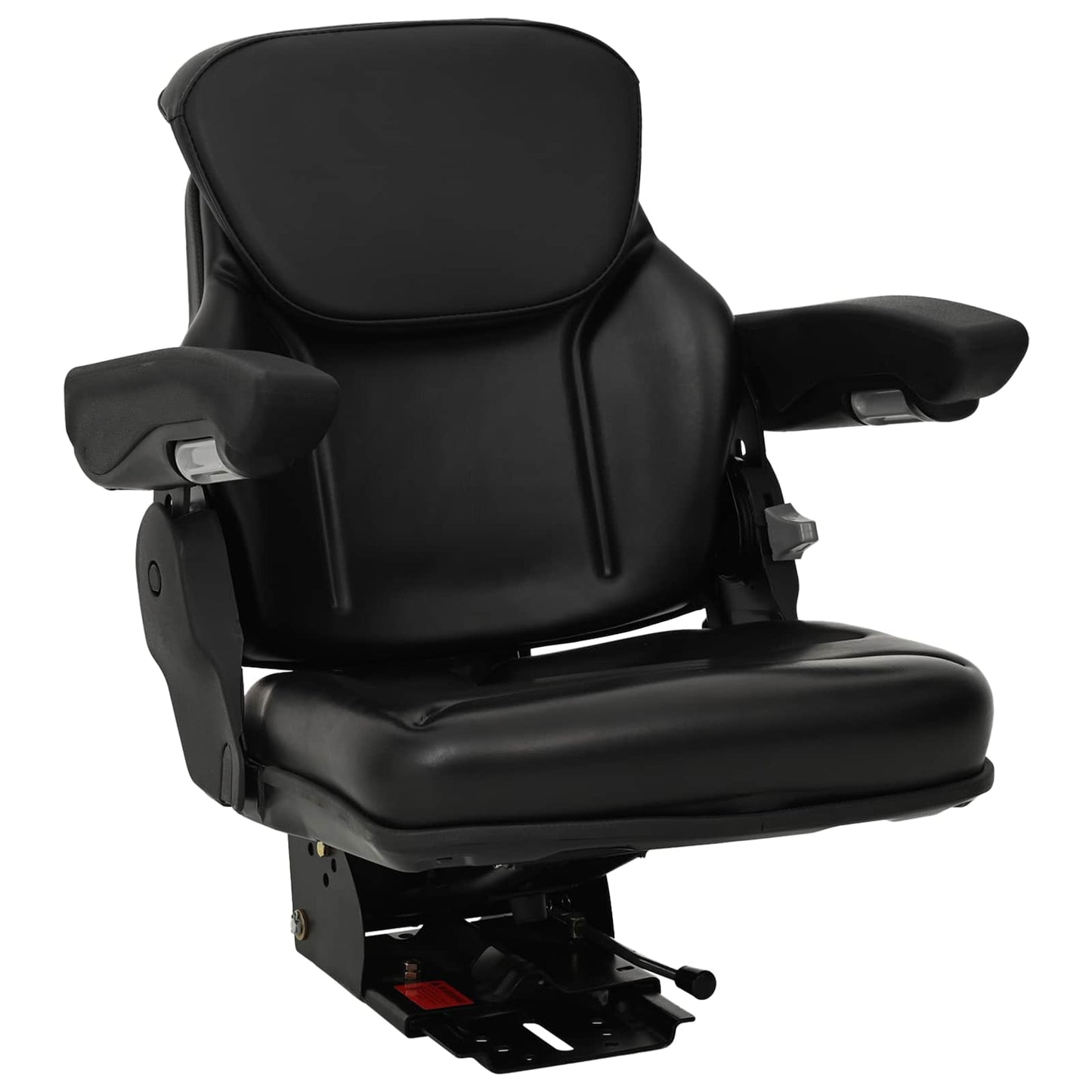 Traktor sete med oppheng Svart 60 x 58 x 72 cm Stål og PVC