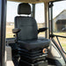 Traktor sete med oppheng Svart 56 x 57 x 87 cm Stål og PVC
