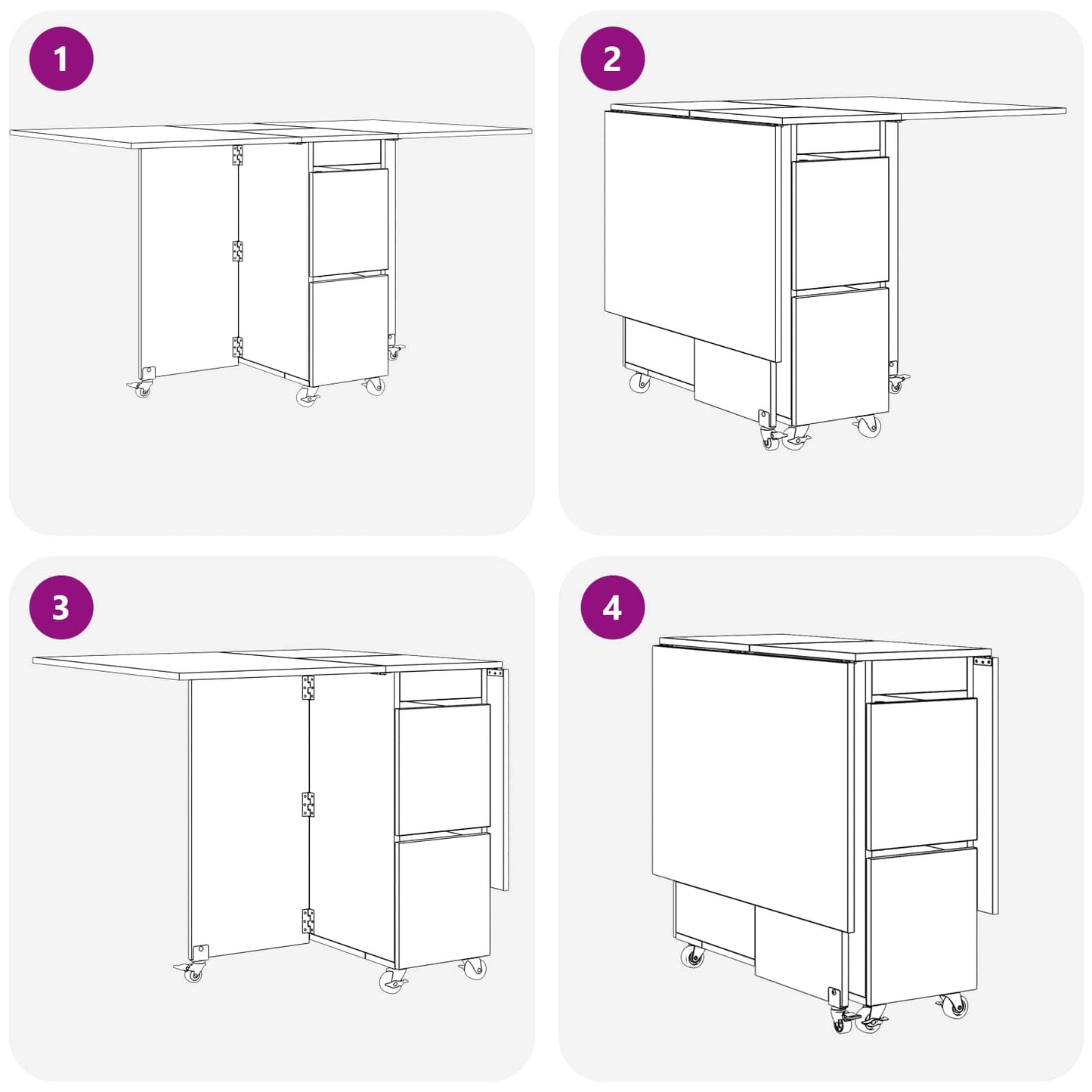 Spisebord 2 pcs 140 x 80 x 77 cm Konstruert tre Svart eik