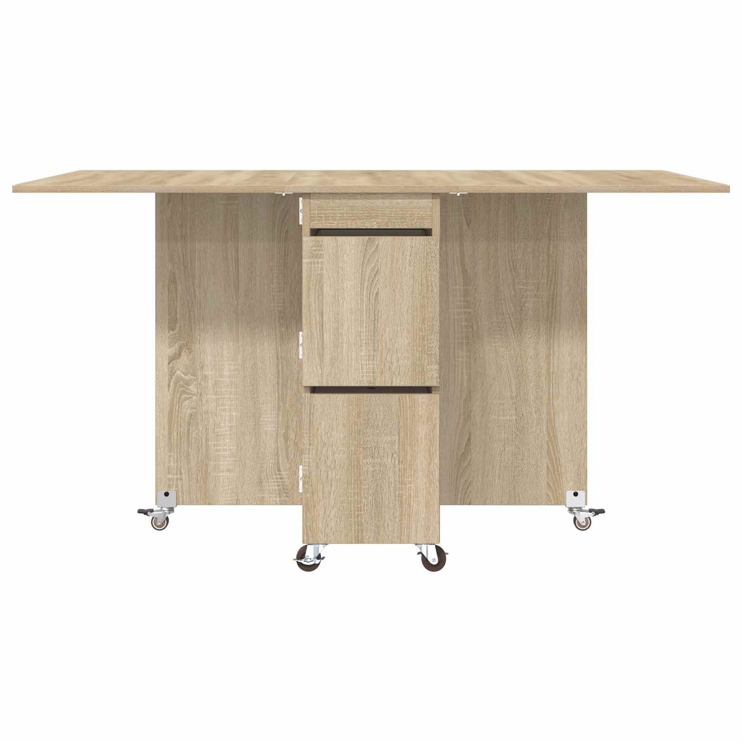 Spisebord 140 x 80 x 77 cm Konstruert tre Sonoma eik