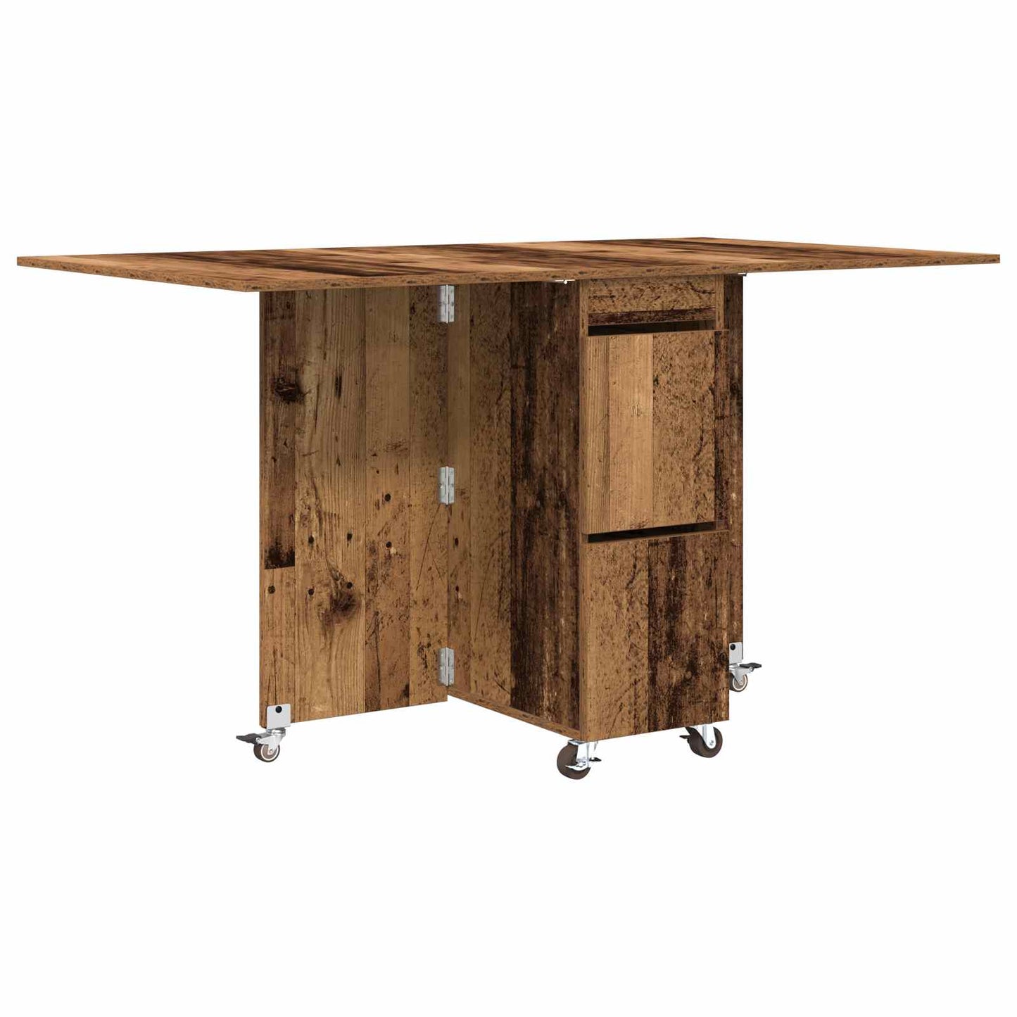 Spisebord 2 pcs 140 x 80 x 77 cm Konstruert tre Gammelt tre