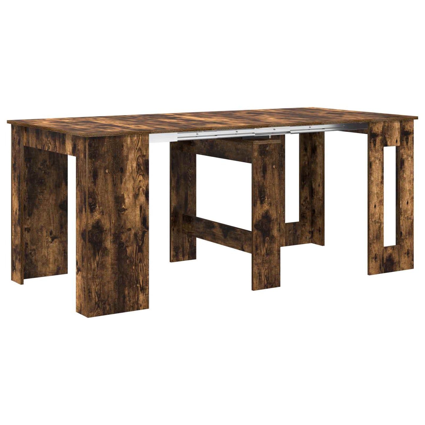 Spisebord 180 x 85 x 75 cm Konstruert tre Røkt Eik Rektangulær