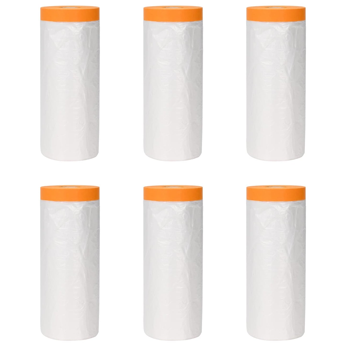 Støvbånd med limtape 6 pcs Gjennomsiktig 240 x 2000 cm HDPE