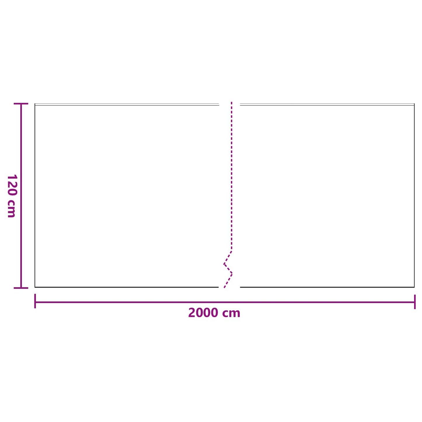 Støvbånd med limtape 12 pcs Gjennomsiktig 210 x 2000 cm HDPE
