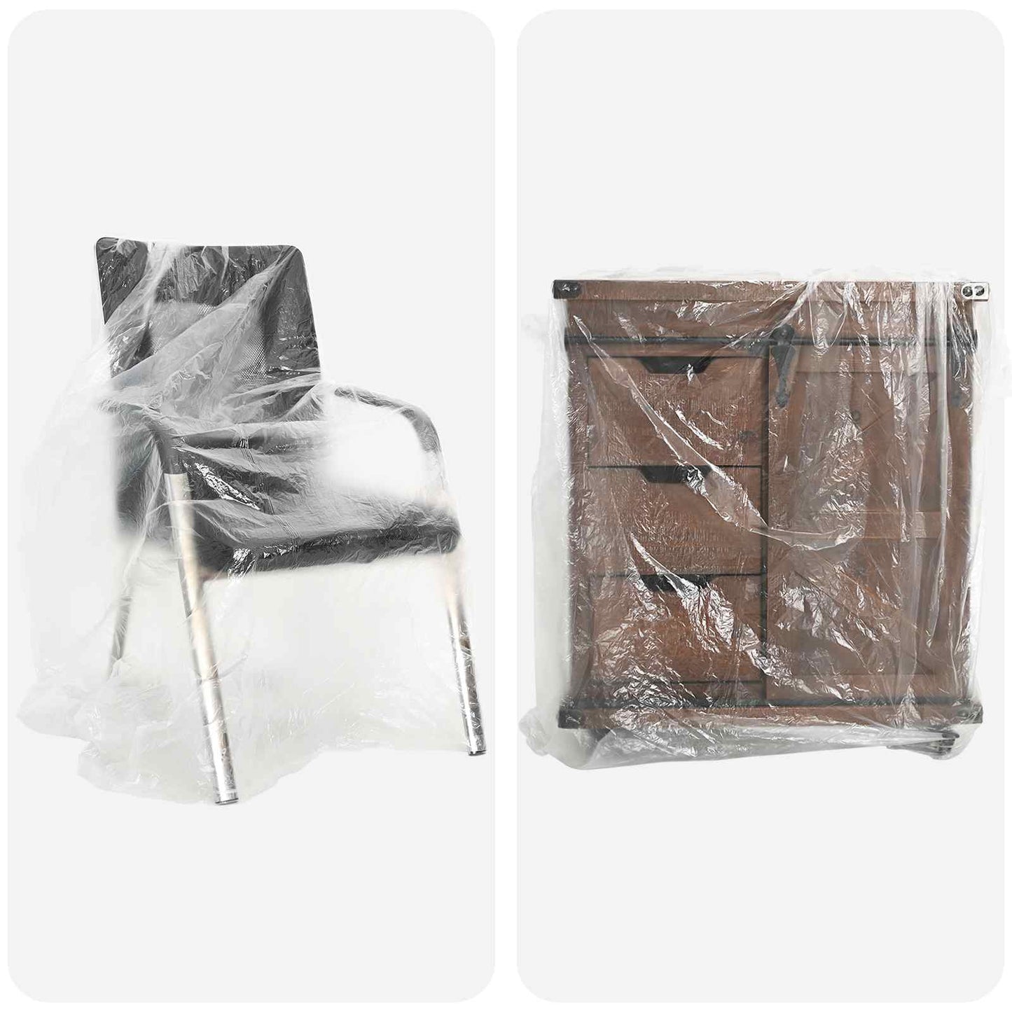 Støvark 6 pcs Gjennomsiktig 400 x 500 cm HDPE