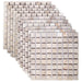Mosaic Fliser Krem 30 x 30 cm Marmor