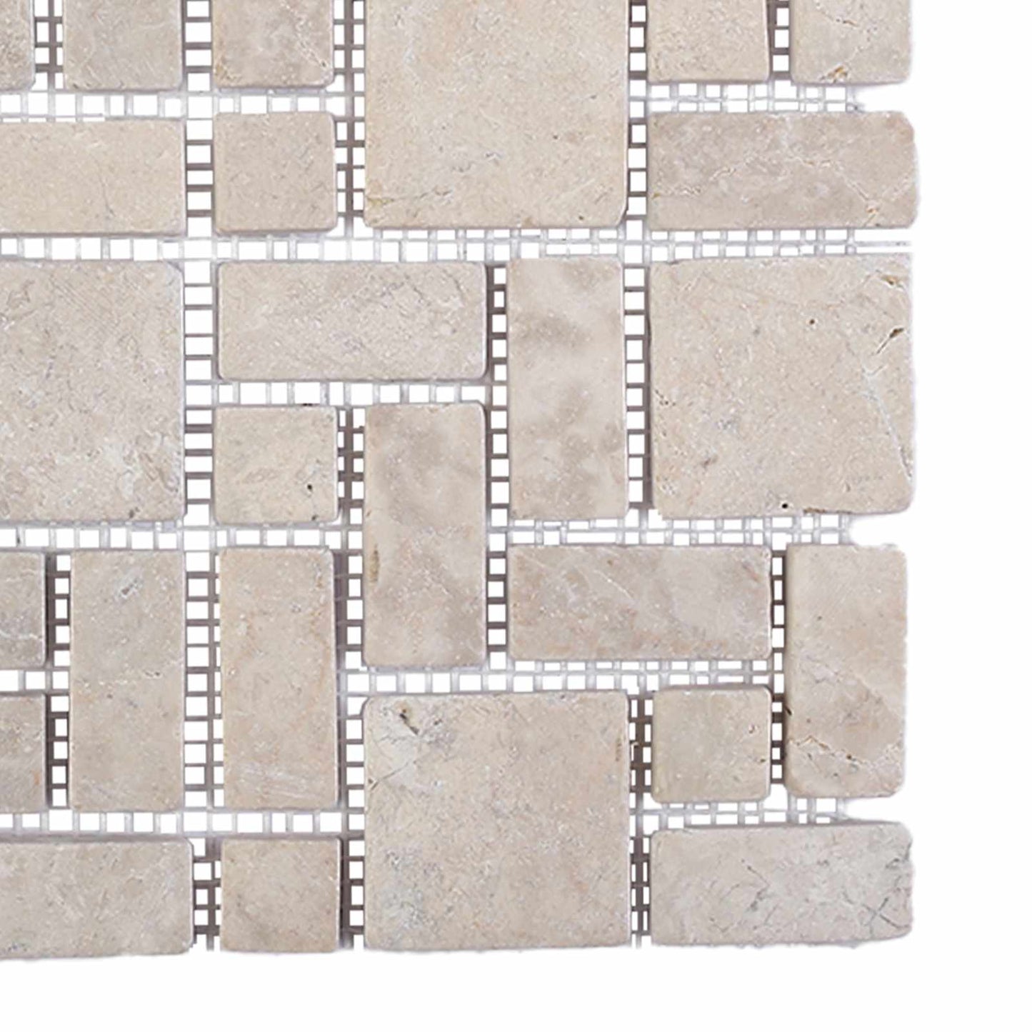 Mosaic Fliser Krem 30 x 30 cm Marmor