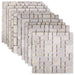 Mosaic Fliser Krem 30 x 30 cm Marmor