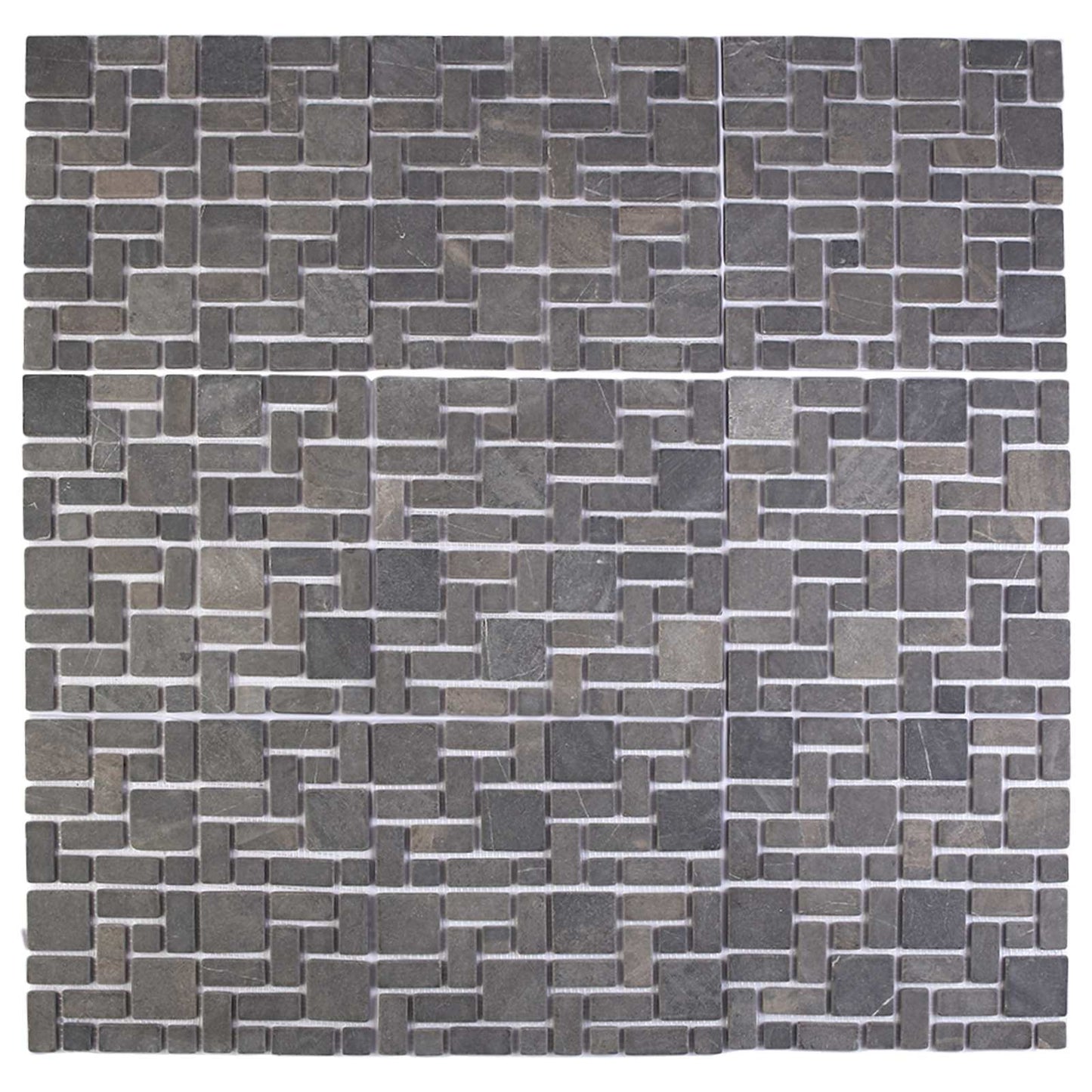 Mosaic Fliser Grå 30 x 30 cm Marmor