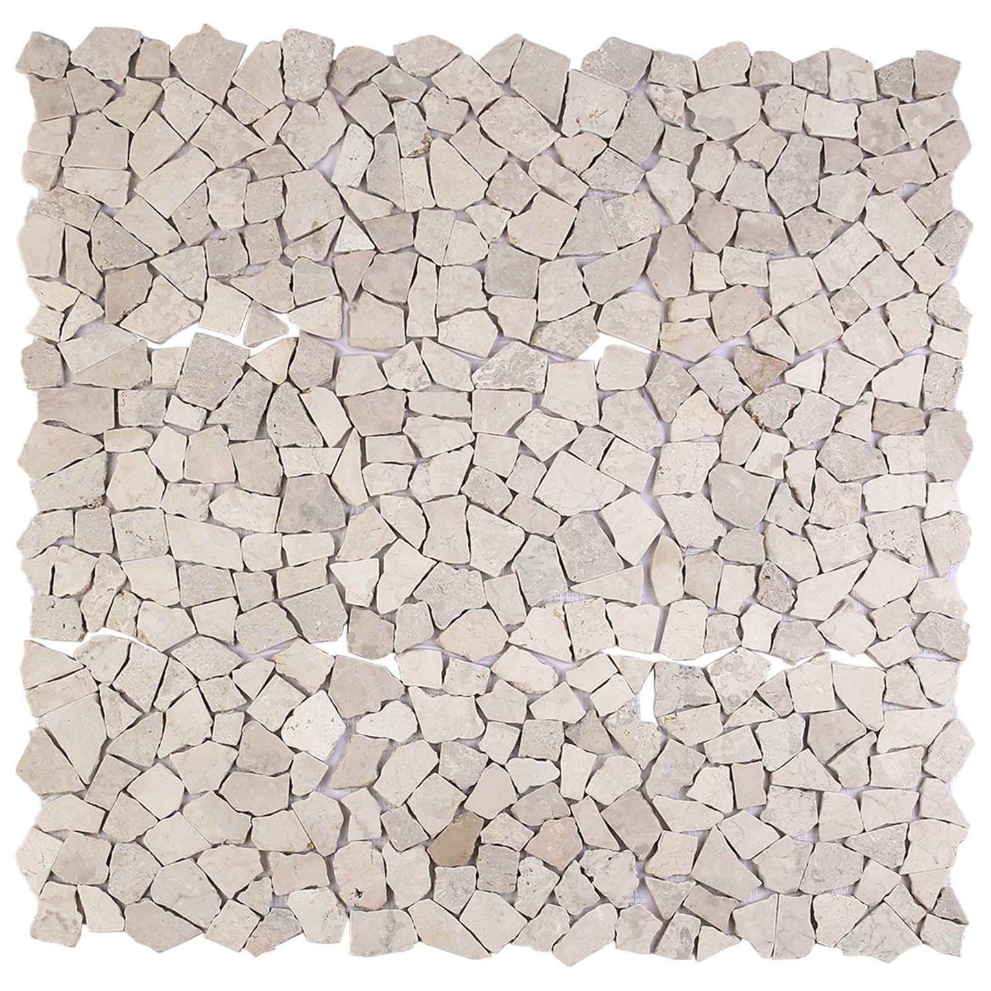 Mosaic Fliser Krem 30 x 30 cm Marmor