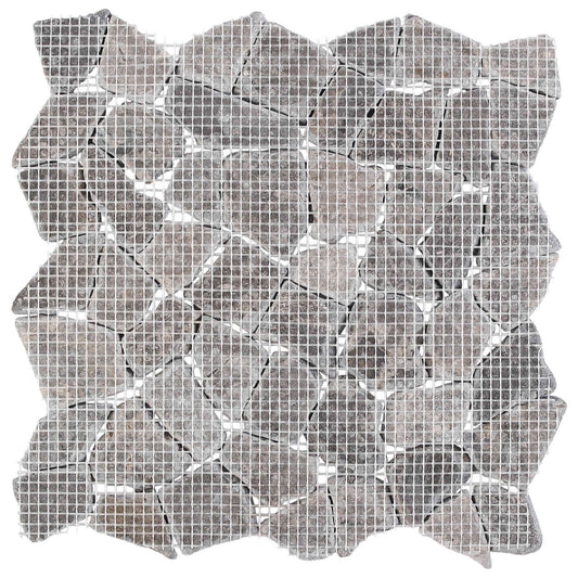 Mosaic Fliser Lysegrå 30 x 30 cm Marmor