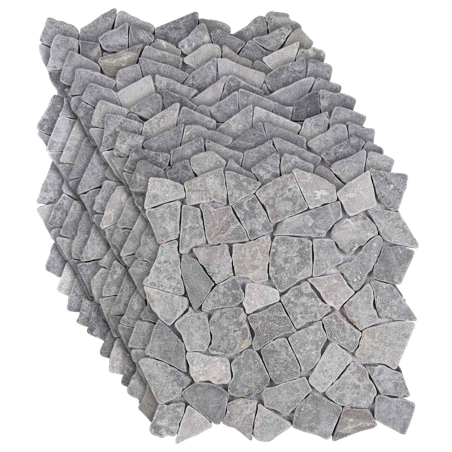 Mosaic Fliser Lysegrå 30 x 30 cm Marmor