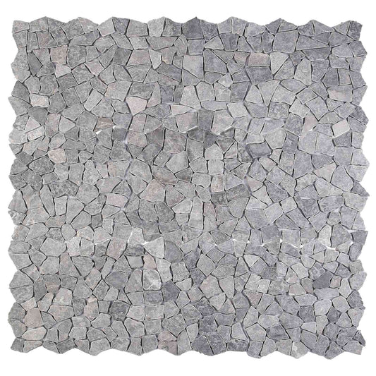 Mosaic Fliser Lysegrå 30 x 30 cm Marmor