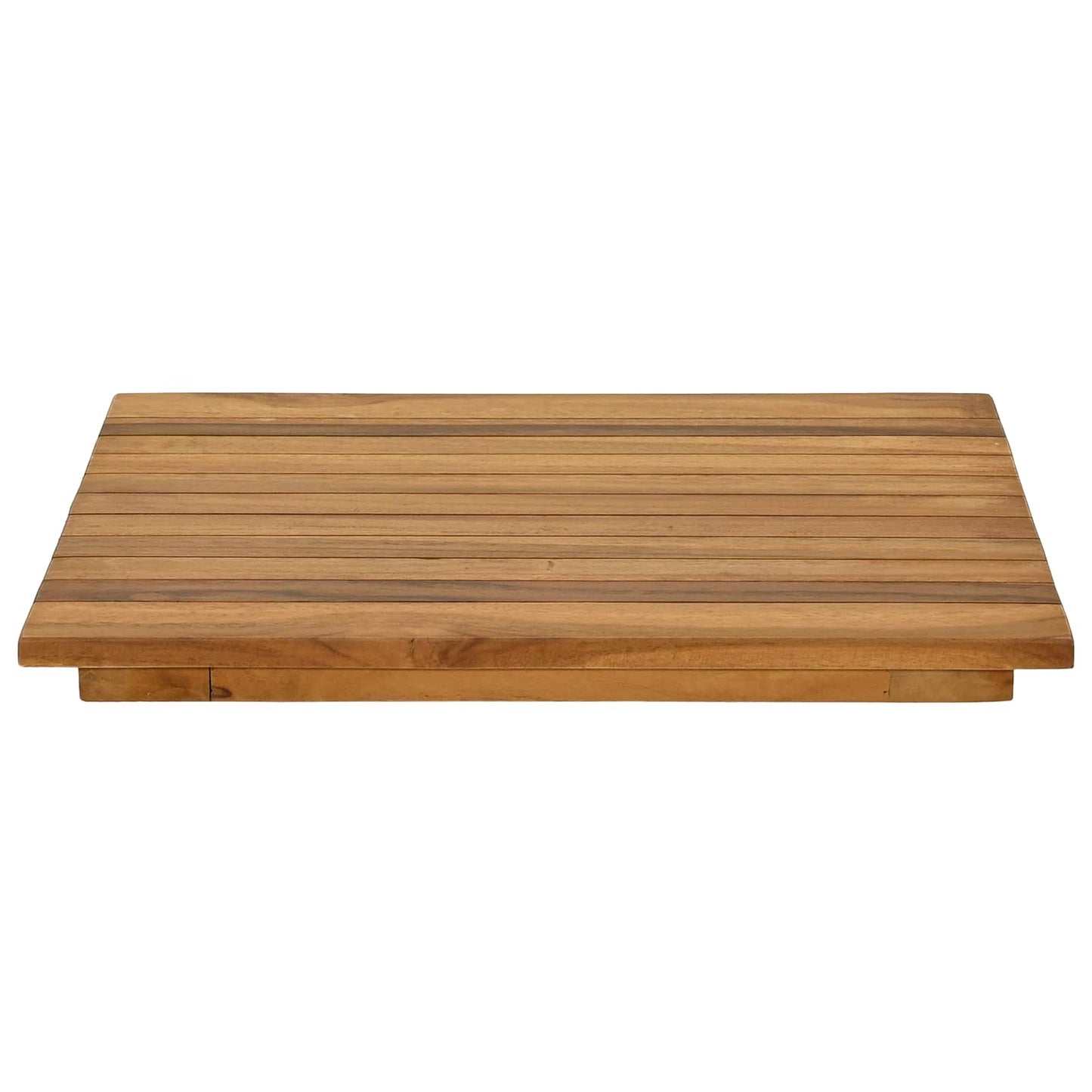 Bordplate 40 x 40 x 3,5 cm Torget Massivt Teaktre Naturlig