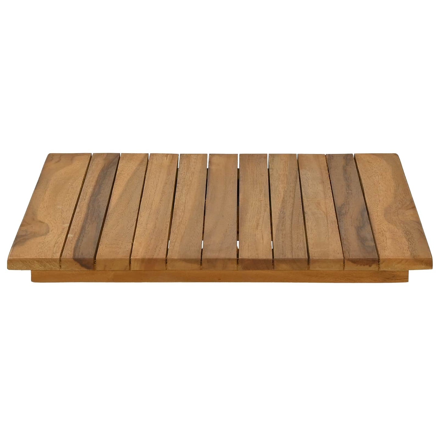 Bordplate 40 x 40 x 3,5 cm Torget Massivt Teaktre Naturlig