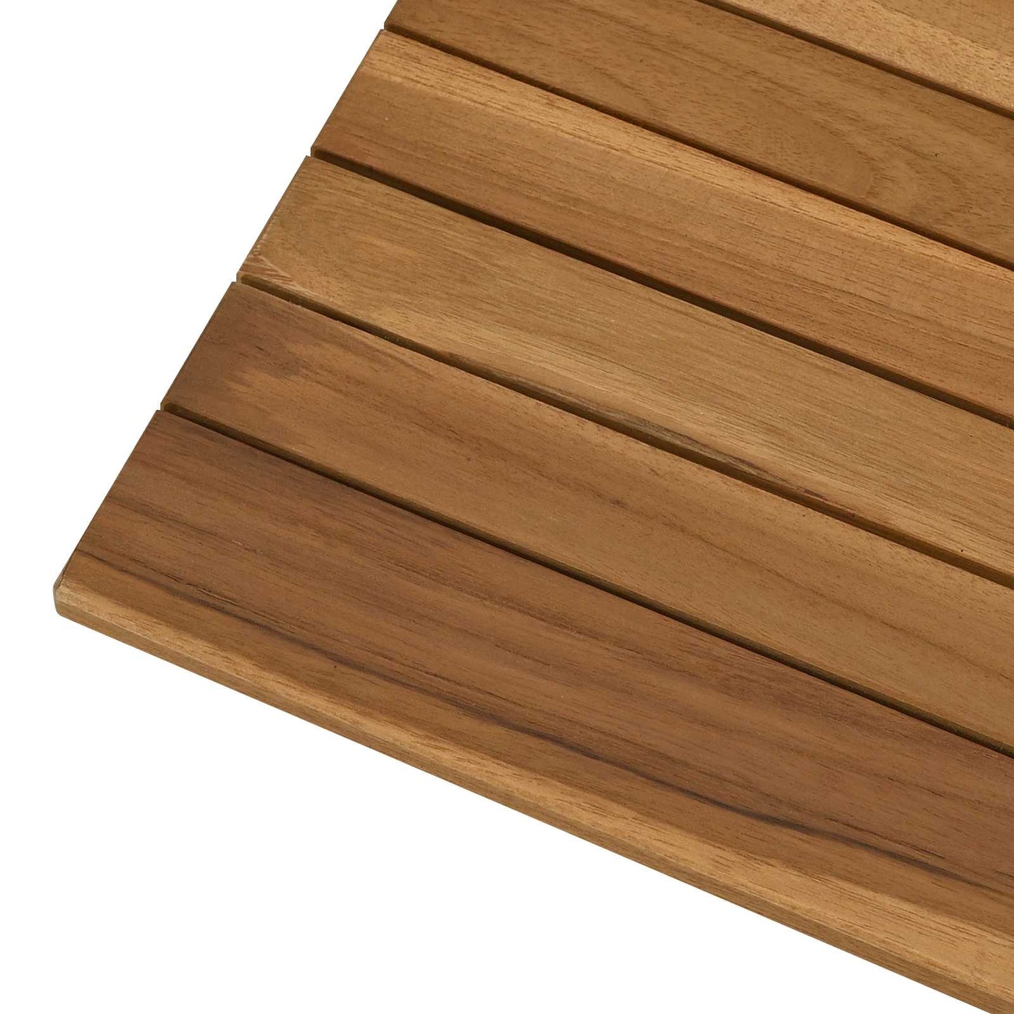 Bordplate 50 x 50 x 3,5 cm Torget Massivt Teaktre Naturlig