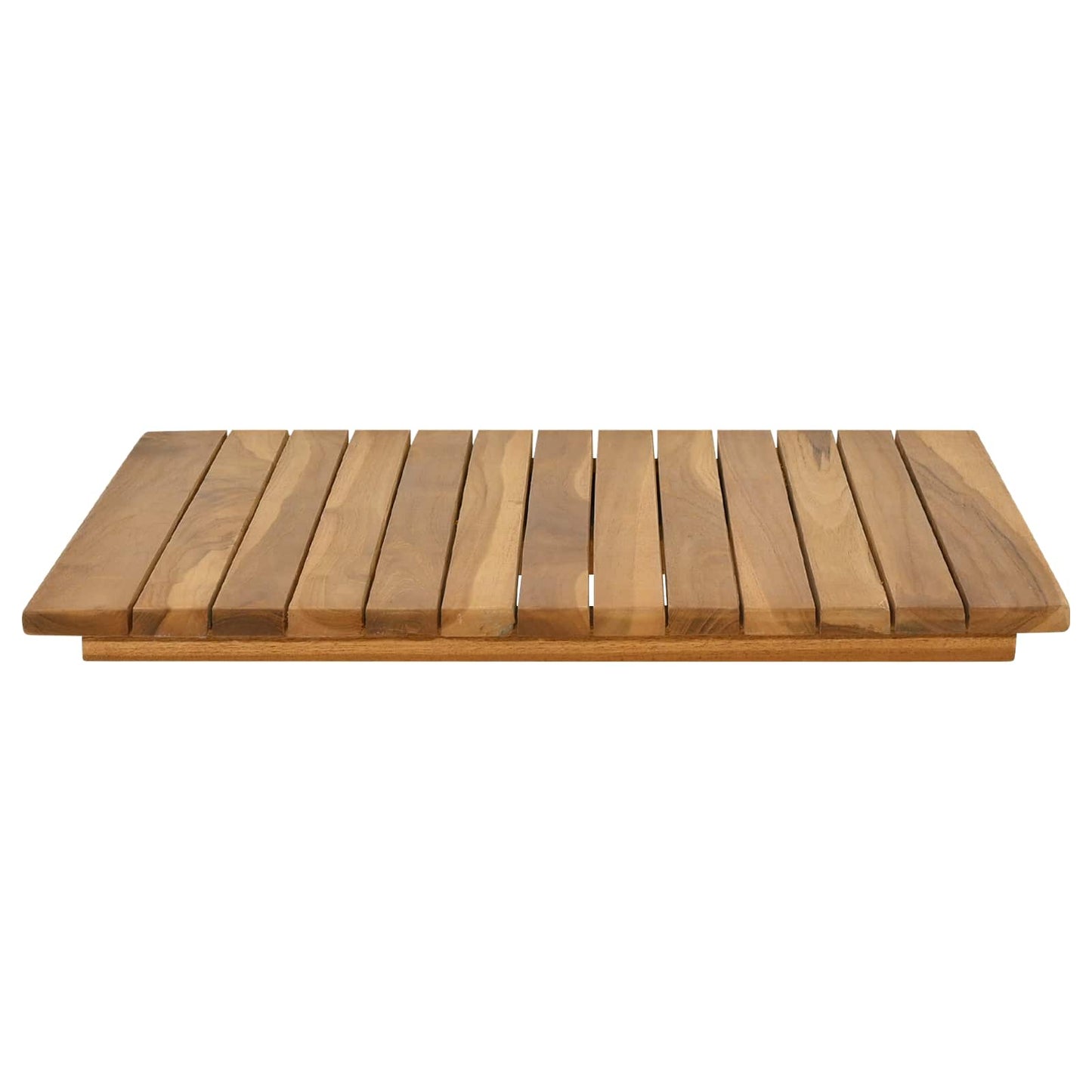 Bordplate 50 x 50 x 3,5 cm Torget Massivt Teaktre Naturlig