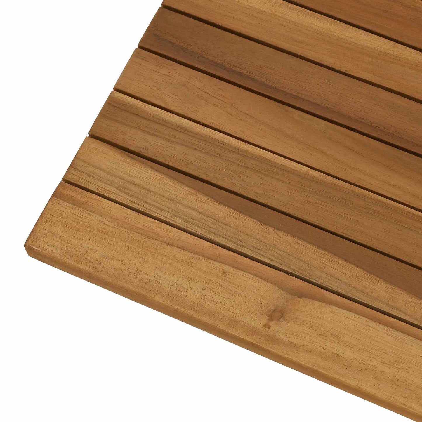 Bordplate 60 x 60 x 3,5 cm Torget Massivt Teaktre Naturlig