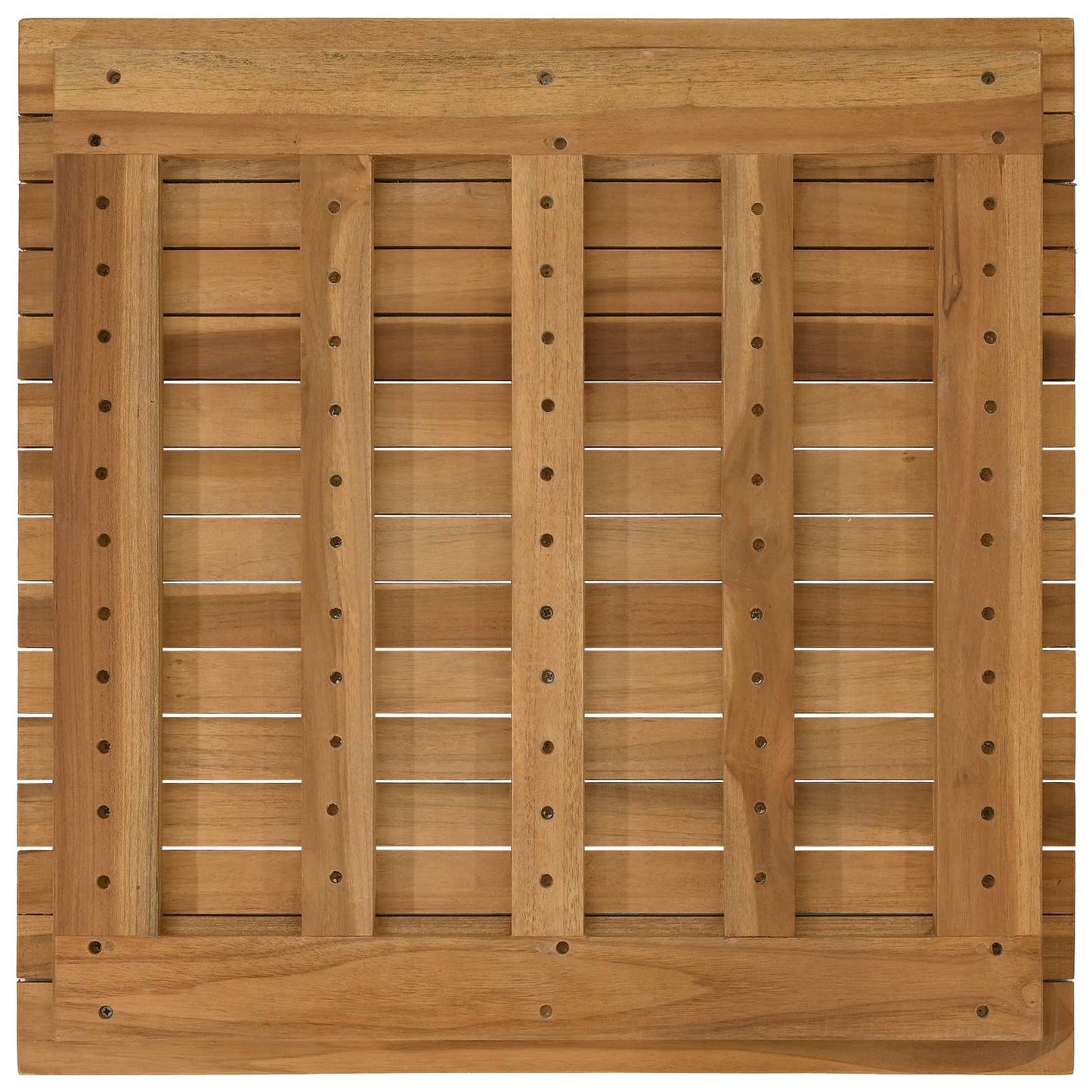 Bordplate 60 x 60 x 3,5 cm Torget Massivt Teaktre Naturlig