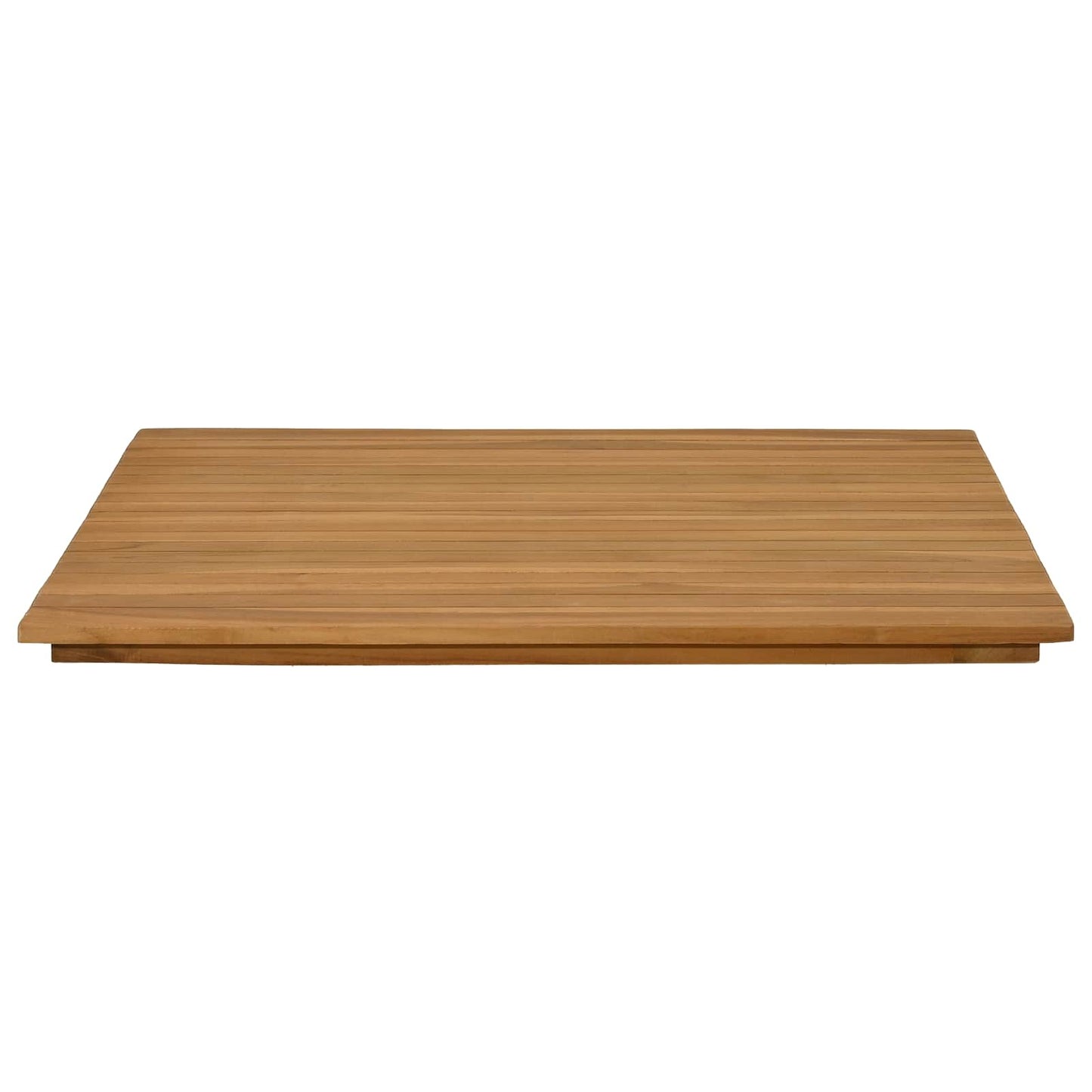 Bordplate 70 x 70 x 3,5 cm Torget Massivt Teaktre Naturlig