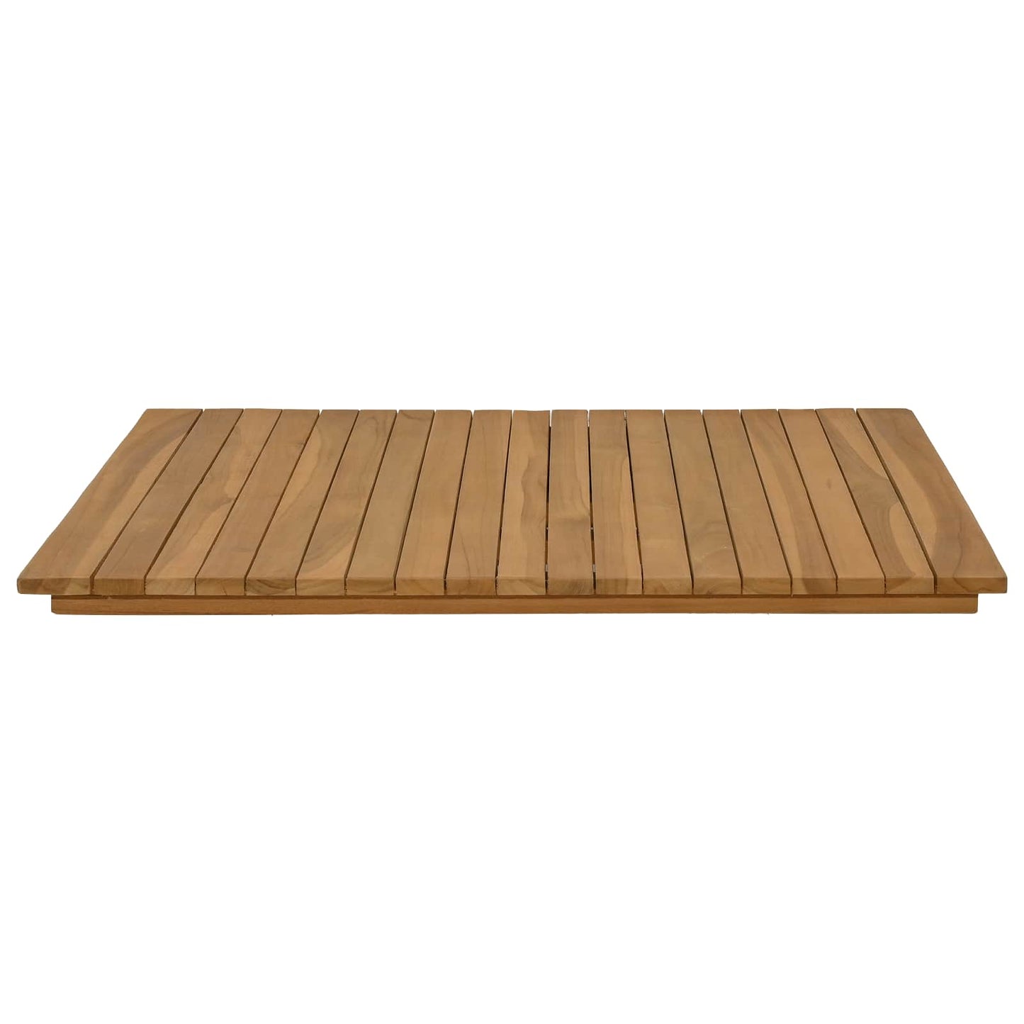 Bordplate 70 x 70 x 3,5 cm Torget Massivt Teaktre Naturlig