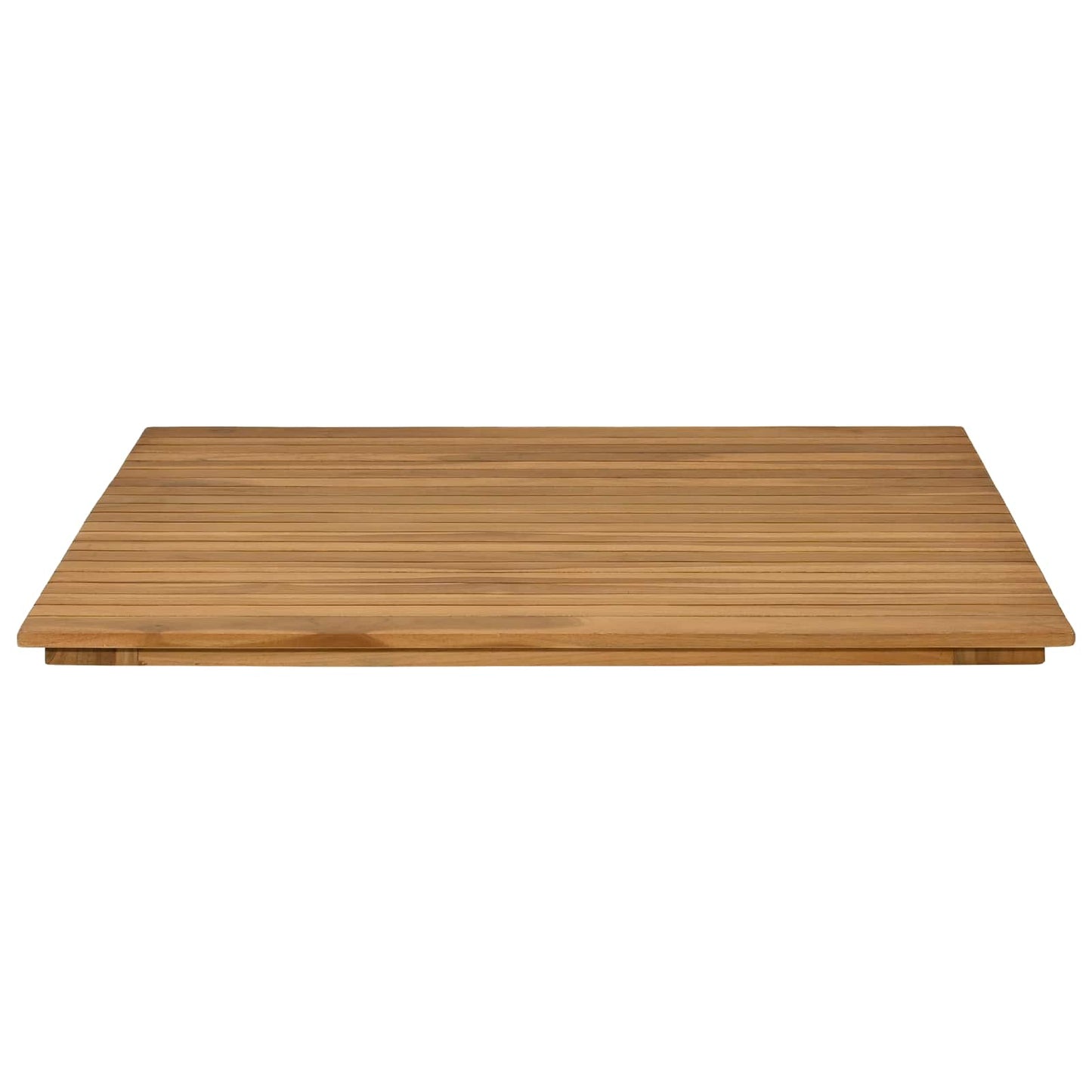 Bordplate 80 x 80 x 3,5 cm Torget Massivt Teaktre Naturlig