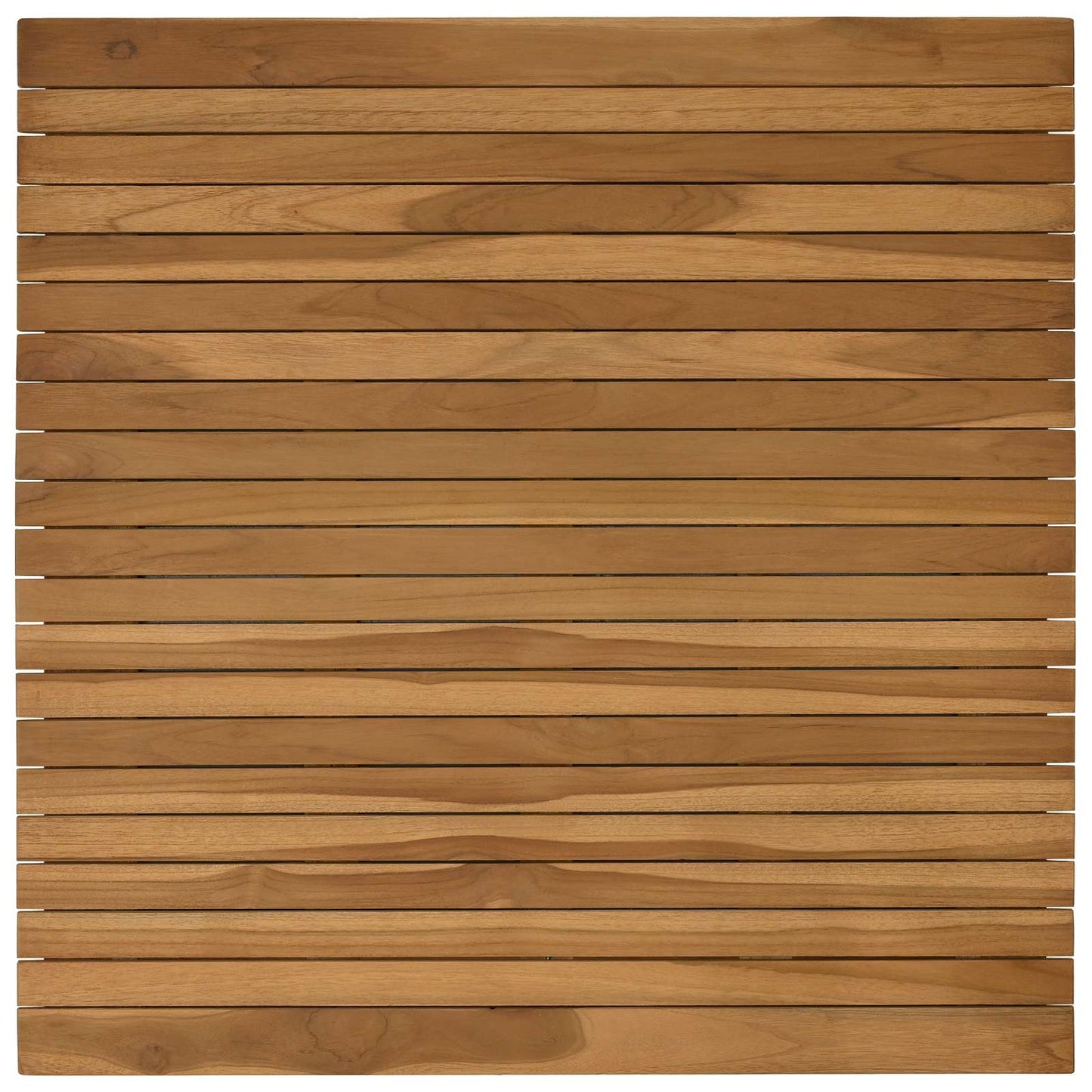 Bordplate 80 x 80 x 3,5 cm Torget Massivt Teaktre Naturlig