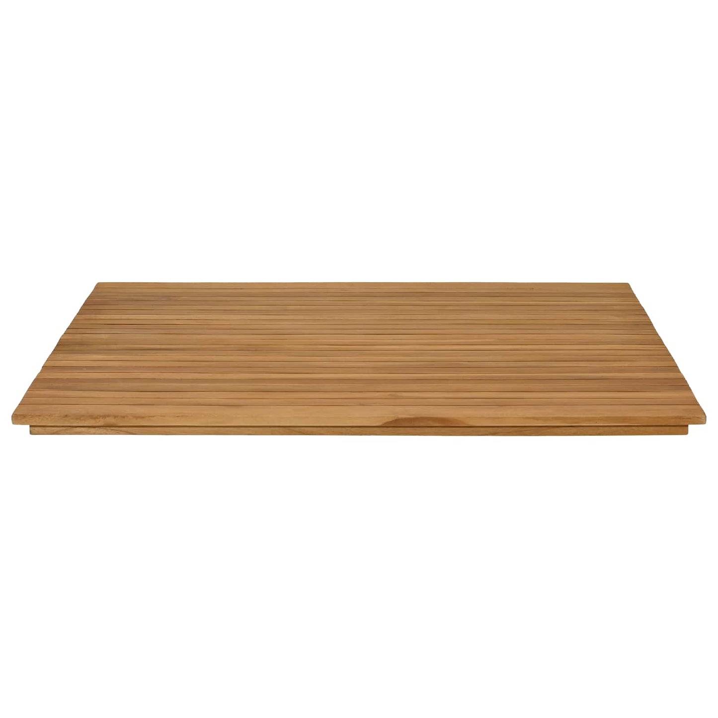 Bordplate 90 x 90 x 3,5 cm Torget Massivt Teaktre Naturlig