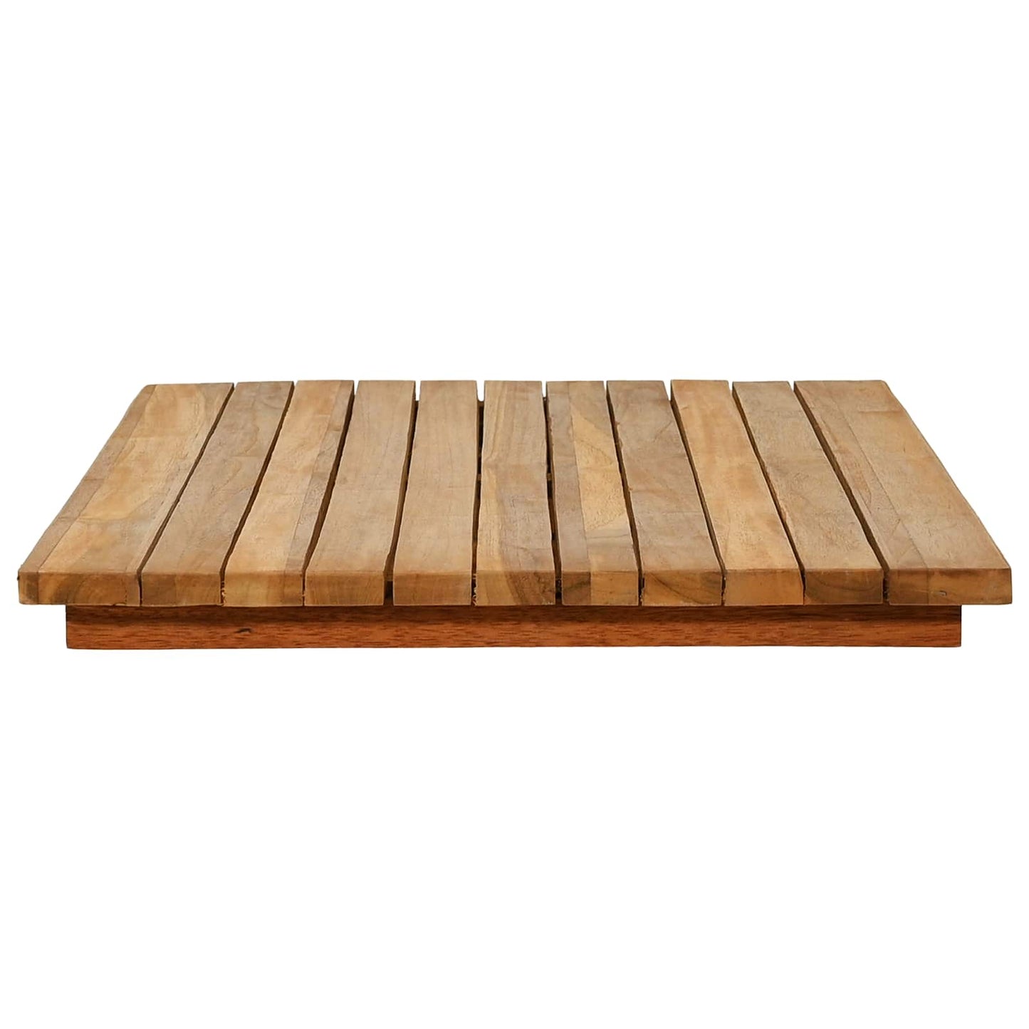Bordplate 90 x 45 x 3,5 cm Rektangulær Massivt Teaktre Naturlig