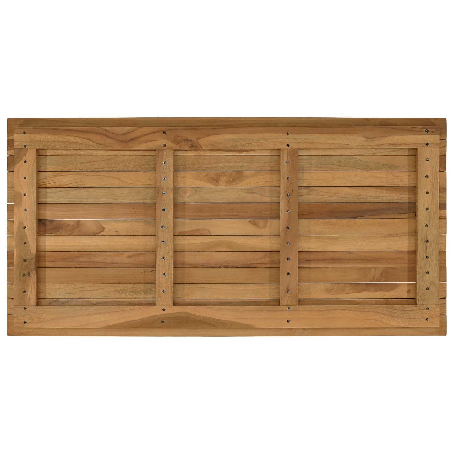 Bordplate 100 x 50 x 3,5 cm Rektangulær Massivt Teaktre