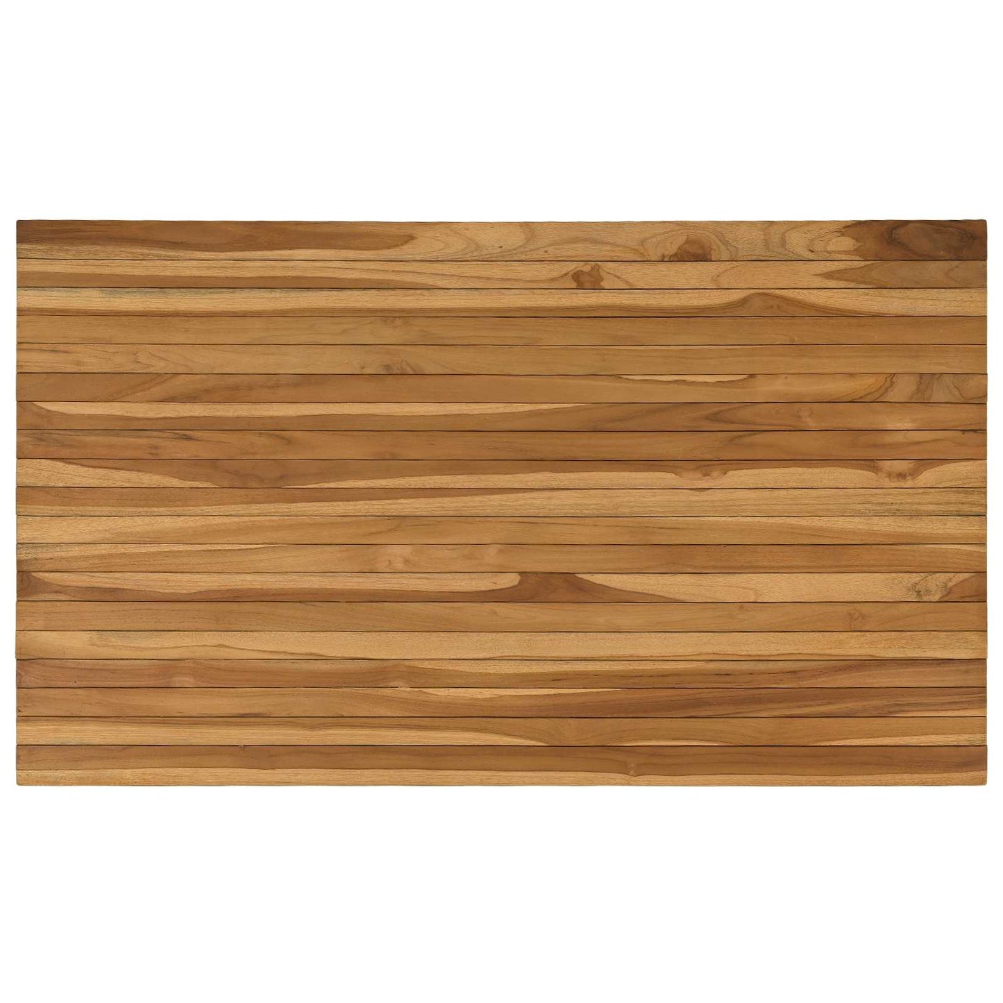Bordplate 120 x 70 x 3,5 cm Rektangulær Massivt Teaktre