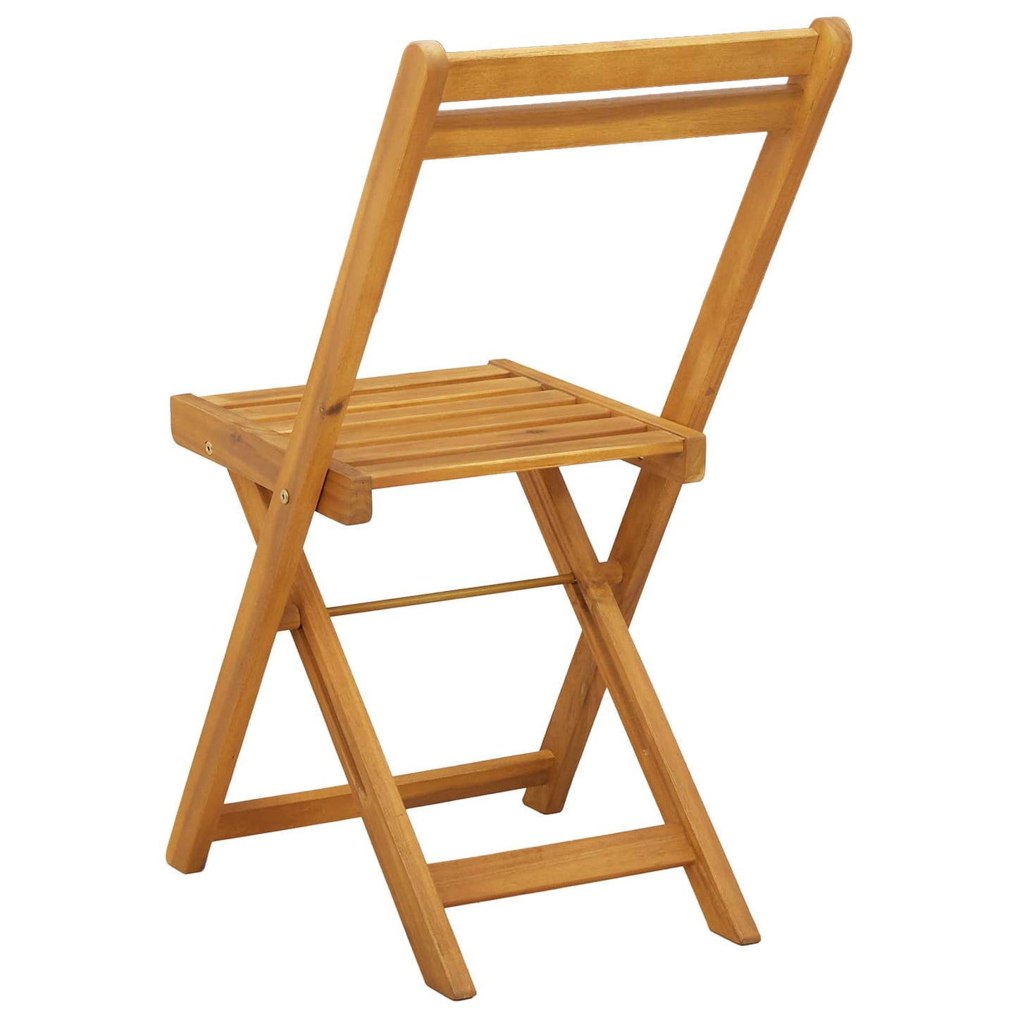 Foldbare Hage Stoler 6 pcs Naturlig 40 x 53 x 80 cm