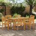 Hagestoler 6 pcs Naturlig Solid akasietre