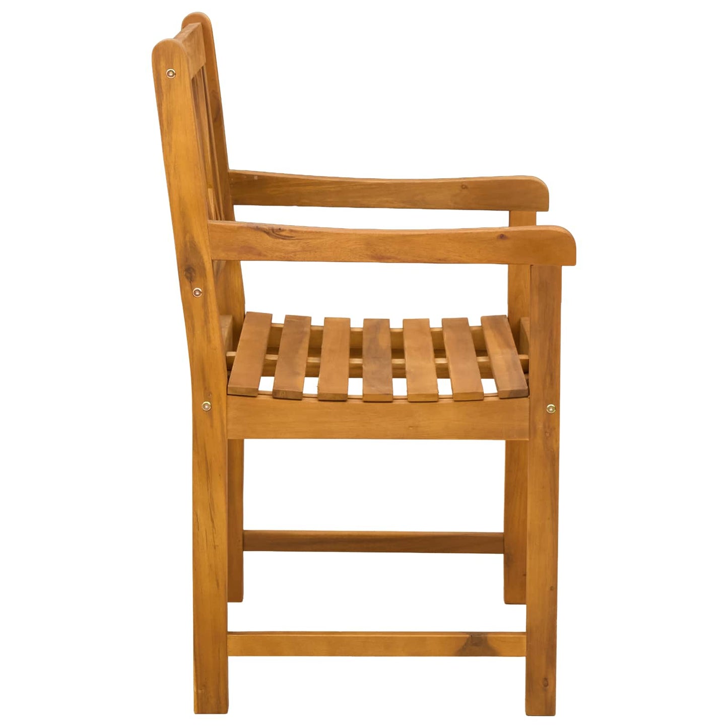 Hagestoler 6 pcs Naturlig Solid akasietre