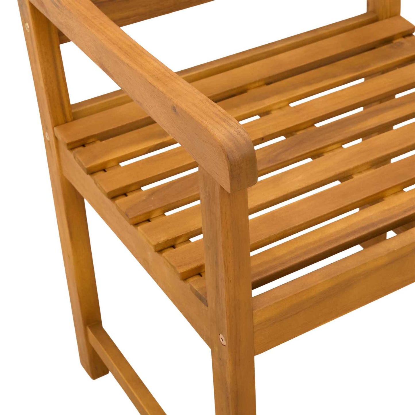Hagestoler 8 pcs Naturlig Solid akasietre