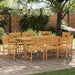 Hagestoler 8 pcs Naturlig Solid akasietre