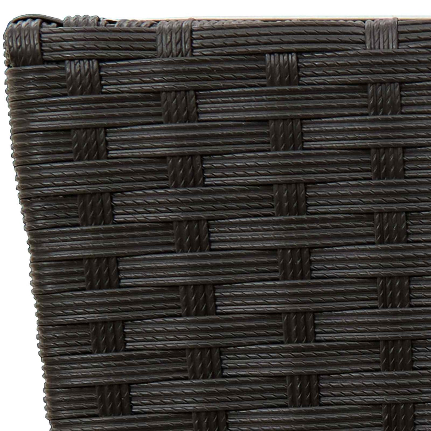 Utendørs sett 3 pcs Svart Metall