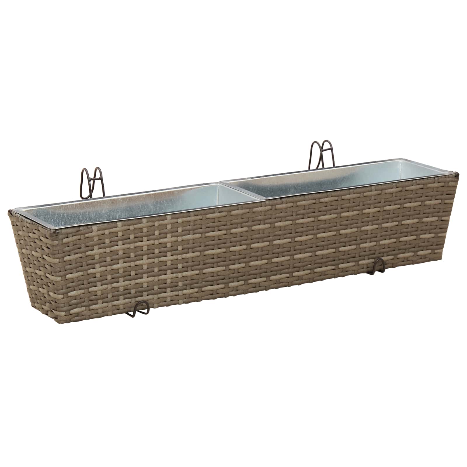 Gelender Metall vidaXL