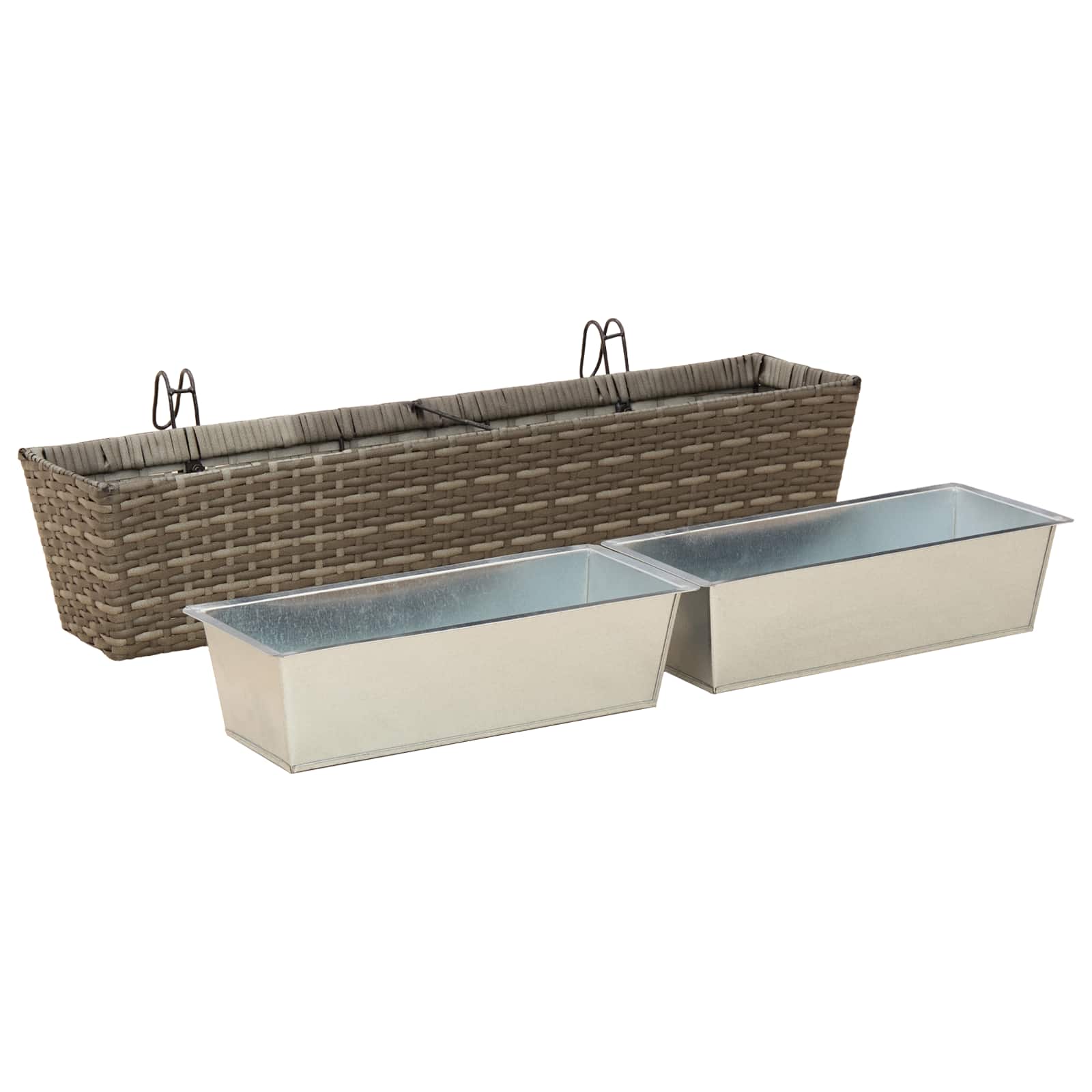 Gelender Metall vidaXL