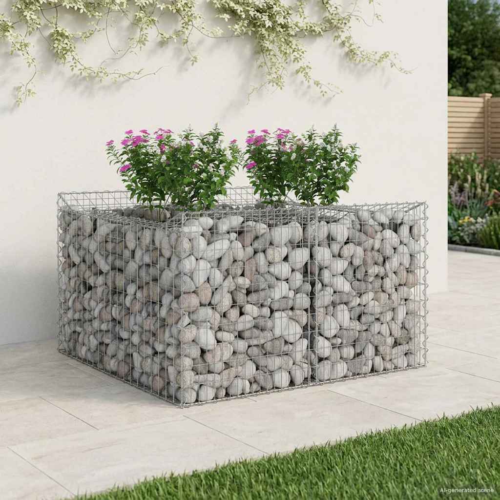 Gabion hevet seng Sølv